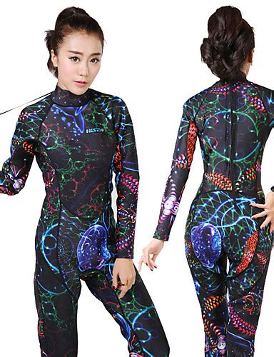 Hisea® Women S Full Wetsuit 3mm Scr Neoprene Diving Suit Thermal Warm Quick Dry Stretchy Long