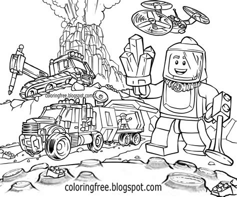 Lego Space Coloring Pages at GetDrawings | Free download