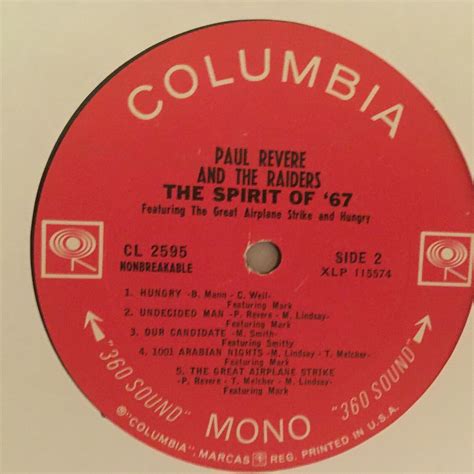 Paul Revere And The Raiders Lp The Spirit Of 67 Ebay