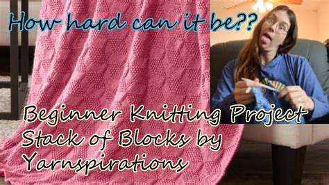 Learning To Knit How Hard Can It Be Pattern From Yarnspirations