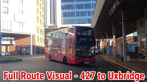 Full Route Visual London Bus Route 427 Southall Merrick Road To