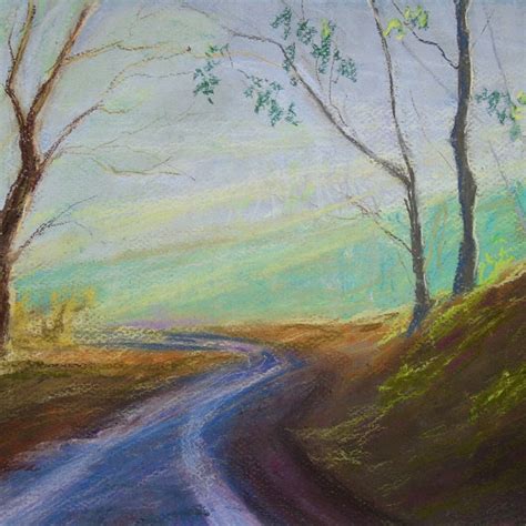 Pastel Landscape - Etsy