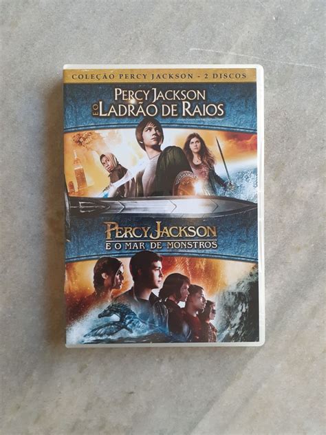 Dvd Percy Jackson e O Ladrão de Raios e O Mar de Monstros 2 Filmes