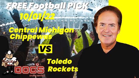 Free Football Pick Central Michigan Chippewas Vs Toledo Rockets