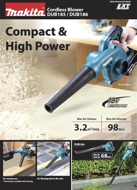 Dub Z Makita Cordless Blower V Bl Bare Unit