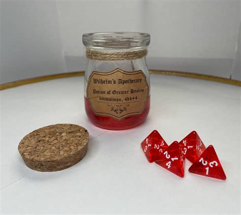 Potion of Greater Healing, D&D 5e - Etsy