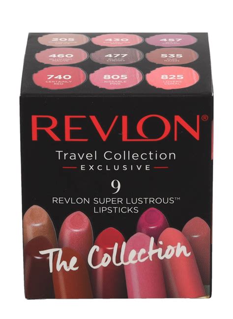 Revlon 9 Super Lustrous Lipstick Cube Set 378g Lisella Ee