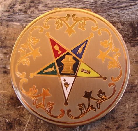 Items Similar To Free Mason Pentagram Compact Of Intrigue Order Of The