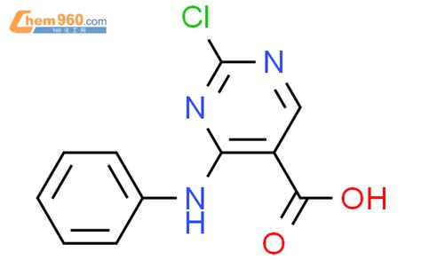 863028 81 3 5 PYRIMIDINECARBOXYLIC ACID 2 CHLORO 4 PHENYLAMINO 化学式