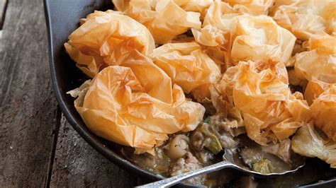 Chicken And Mushroom Filo Pie Eat Well Recipe Nz Herald