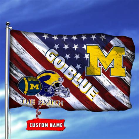 NCAA29 Michigan Wolverines FLAG Perfect Gift DS003 Beemain