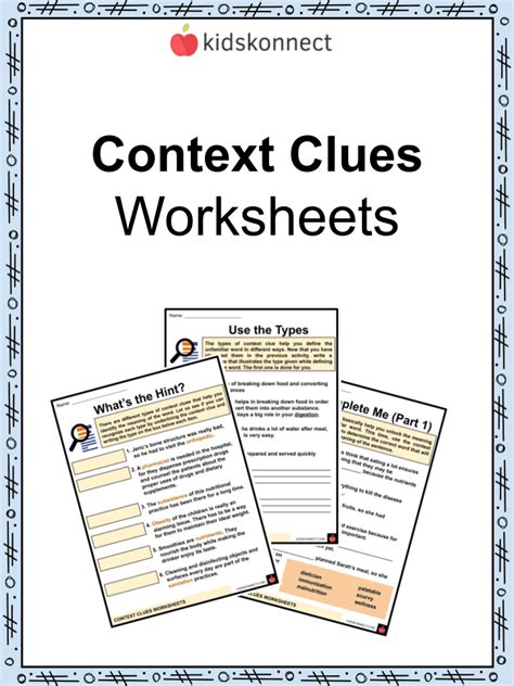 Context Clues Worksheets And Passages Determining Meaning Of Worksheets Library