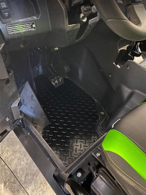 Kawasaki Teryx Krx 1000 Floor Boards Diamond Plate Alum Black Powderco