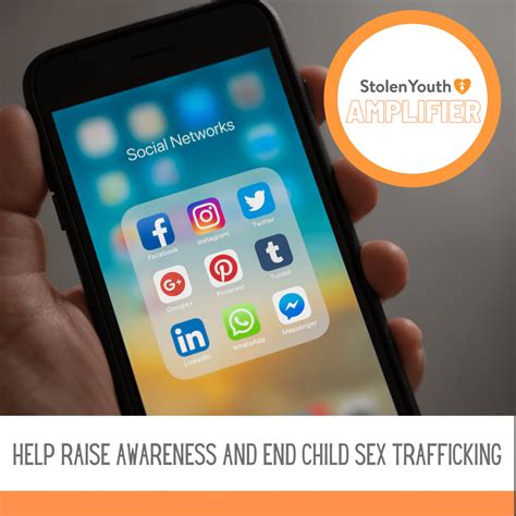 Be A Stolenyouth Social Media Amplifier Raise Awareness About Sex Trafficking Stolenyouth