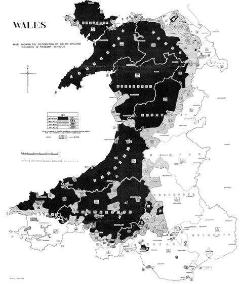 Welsh Language Map