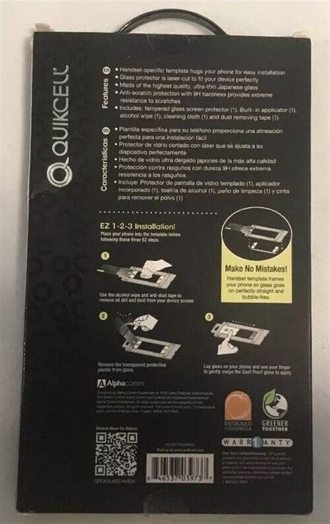 New Quikcell Goof Proof Extreme Glass Screen Protector For Hydro View