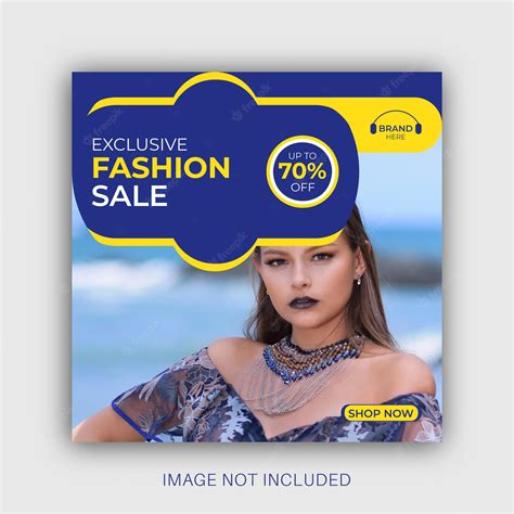 Premium Vector Fashion Sale Social Media Post Design Template