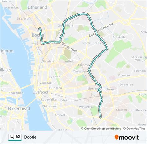 62 Route Schedules Stops And Maps Bootle Updated