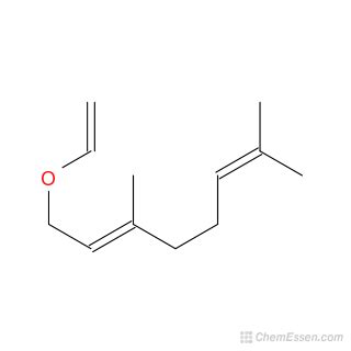 Geranyl vinyl ether Structure - C12H20O - Over 100 million chemical compounds | CCDDS