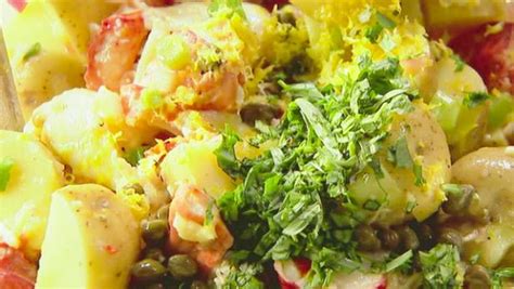 Inas Lobster Potato Salad Food Network