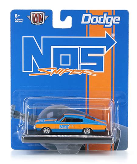 M2 Machines 1966 Dodge Charger Hemi Blue 164 Modelauto Maus Model