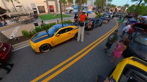 Tall Lady At Promenade At Sunset Walk Margaritaville Florida