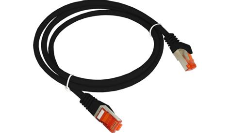 Alantec KKS6CZA0 5 Patch Cord F UTP Cat 6 PVC 0 5m Black Kaablid