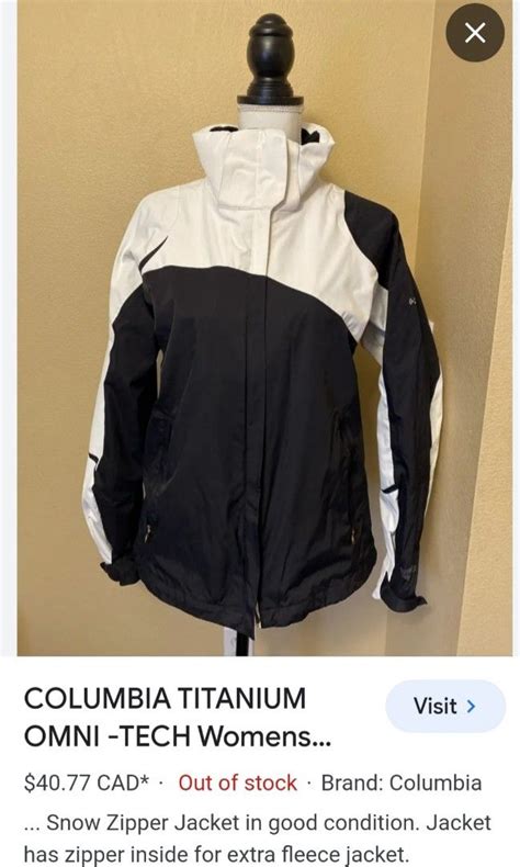 Columbia Titanium Omni Tech Jacket Womens Fashion Coats Jackets And