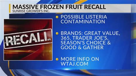 Massive Recall Of Frozen Fruits Issued Across The Country Youtube