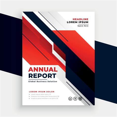 Modern Abstract Business Annual Report Cover Page Design Templates 24639491 Vector Art At Vecteezy