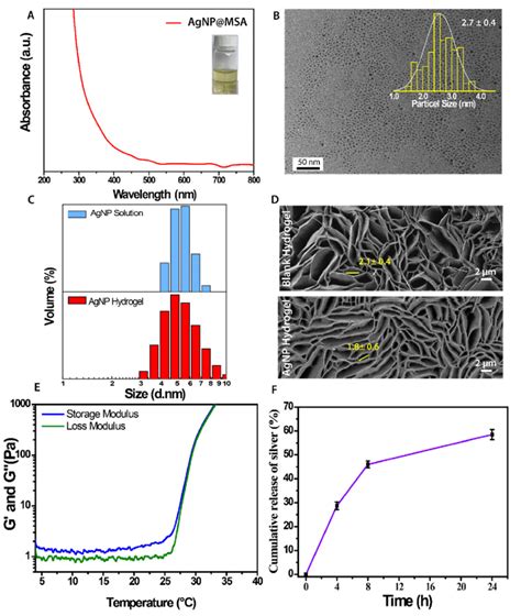 Physicochemical Characterizations Of Agnp Hydrogel A Uv Vis Spectrum