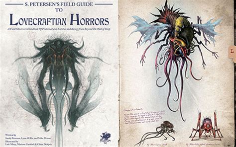 会员 画集 S Petersen s Field Guide to Lovecraftian Horrors 130P 萌绘