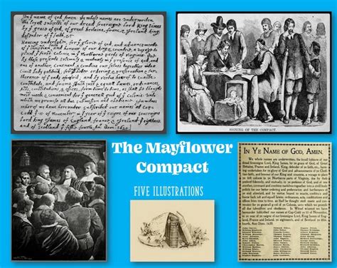 Mayflower Compact Illustrations Digital Download Printable PNG Files to ...