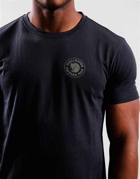 Fj Llr Ven Logo T Shirt Black Terraces Menswear