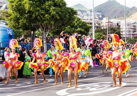 TENERIFE, SPAIN - MAR 4: in the Famous Carnival the Santa Cruz De ...