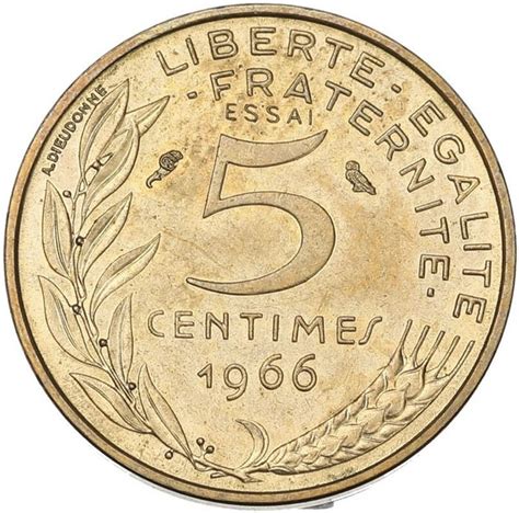 France Fifth Republic Centimes Marianne Essai Catawiki