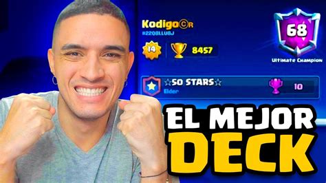 El Mejor Mazo Para Subir Copas En Clash Royale Copas Youtube