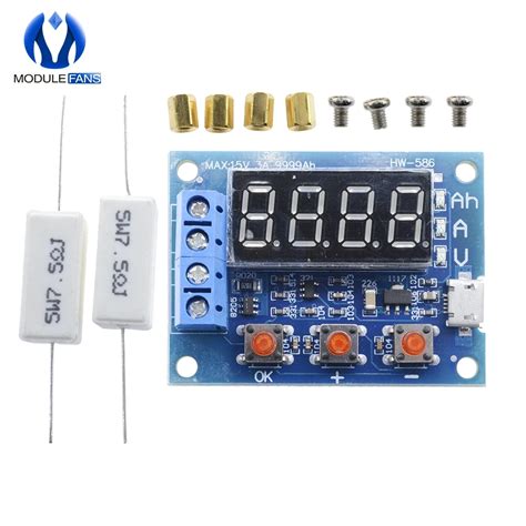 Power Battery Capacity Tester ZB2L3 LED Digital Li Ion Lithium 18650