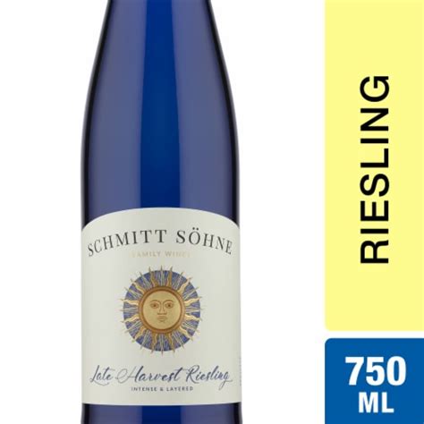 Schmitt Sohne Late Harvest Riesling German White Wine Ml Ralphs