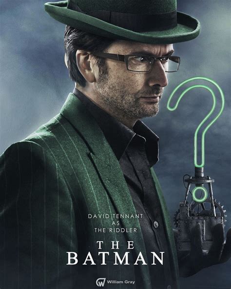 David Tennant As The Riddler In The Batman Done In Photoshop