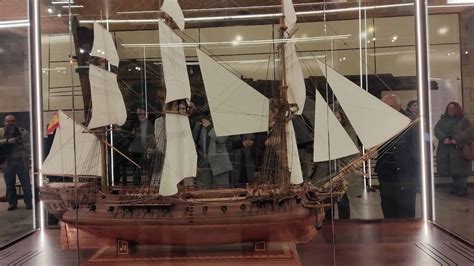 Una Gran Maqueta De La Fragata Santa Mar A Magdalena Llega A Exponav