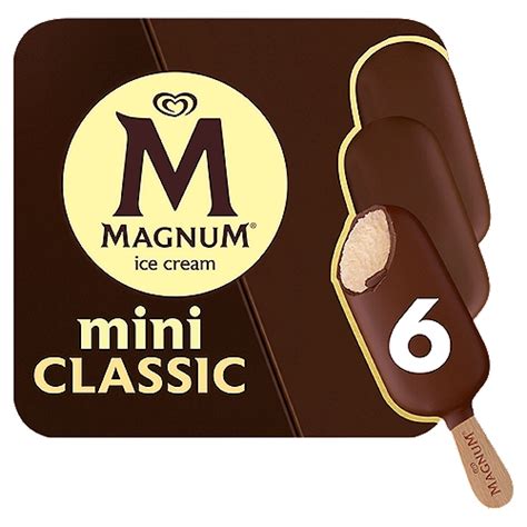 Magnum Ice Cream Bars Classic 11.1 oz, 6 Count - Fairway