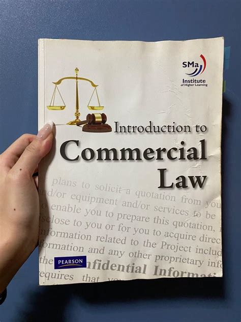 Introduction To Commercial Law Hobbies Toys Books Magazines