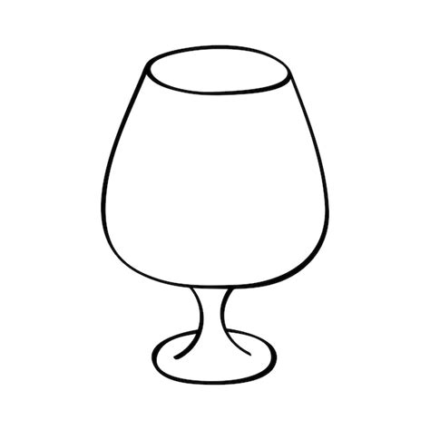 Premium Vector Hand Drawn Wine Glass Illustration Alcohol Drink