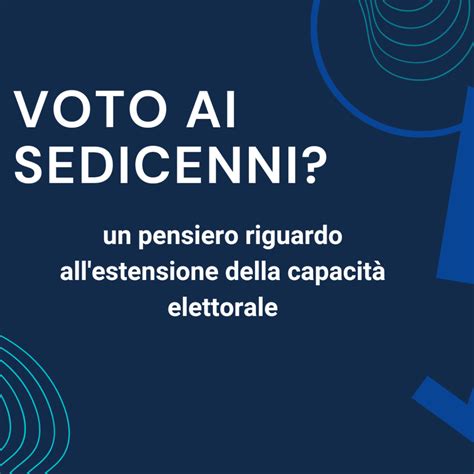 Voto Ai Sedicenni Polis Futura