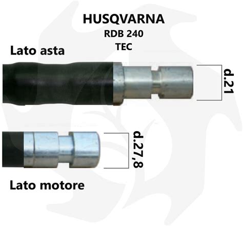 Guaina Completa Di Flessibile Per Decespugliatore A Spalla Husqvarn