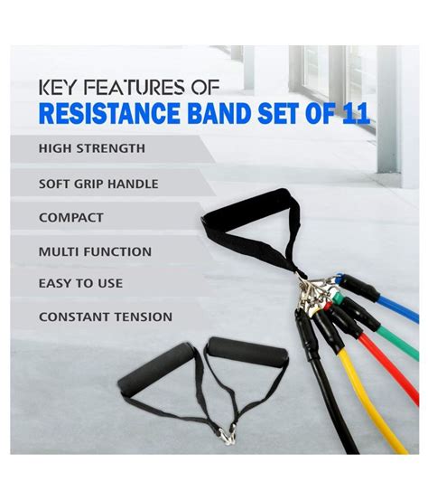 Resistance Band Toning Tube With Door Anchor Buy Online At Best Price On Snapdeal