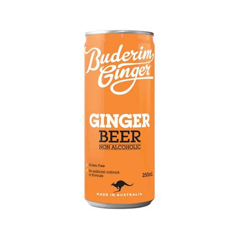 Buderim Ginger Ginger Beer Non Alcoholic 4x250ml — Australian Organic