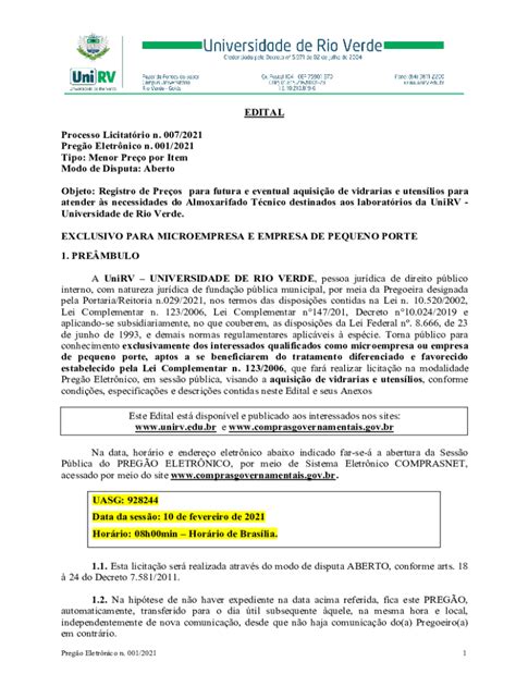 Preenchível Disponível PROCESSO LICITATRIO PARA REGISTRO DE PRECO Fax