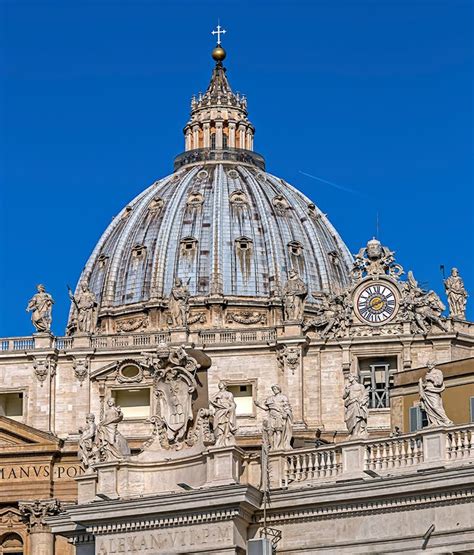 The Dome of St. Peter`s Cathedral in Vatican City Editorial Stock Image ...